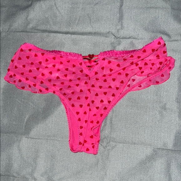 Victoria's Secret Pink Heart Panties - Picture 2 of 3